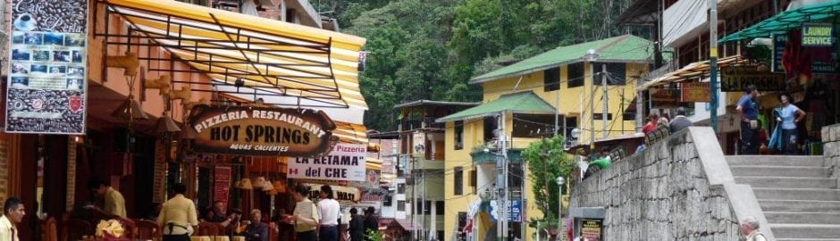 aguas calientes Machu Picchu