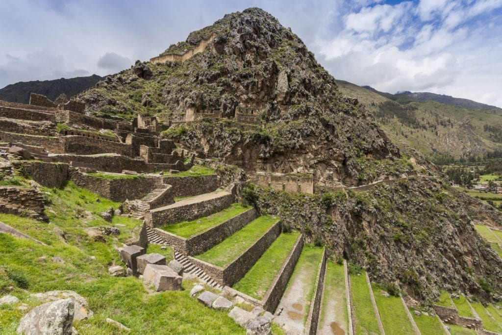 Ollantaytambo ruins Sacred Valley