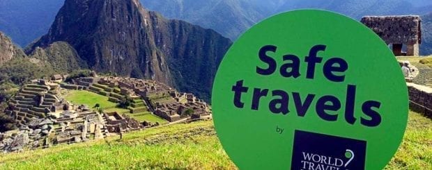 Machu Picchu Safe Travels destination