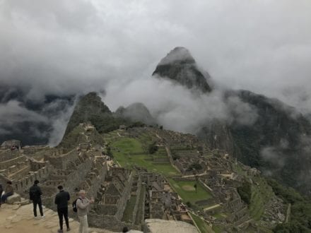Machu Picchu Elevation 7800 feet