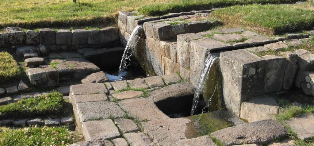 Tipon ruins Cusco Peru