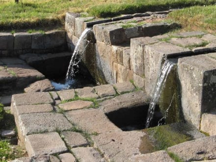 Tipon ruins Cusco Peru