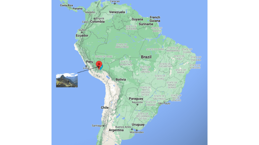 Machu Picchu in South America