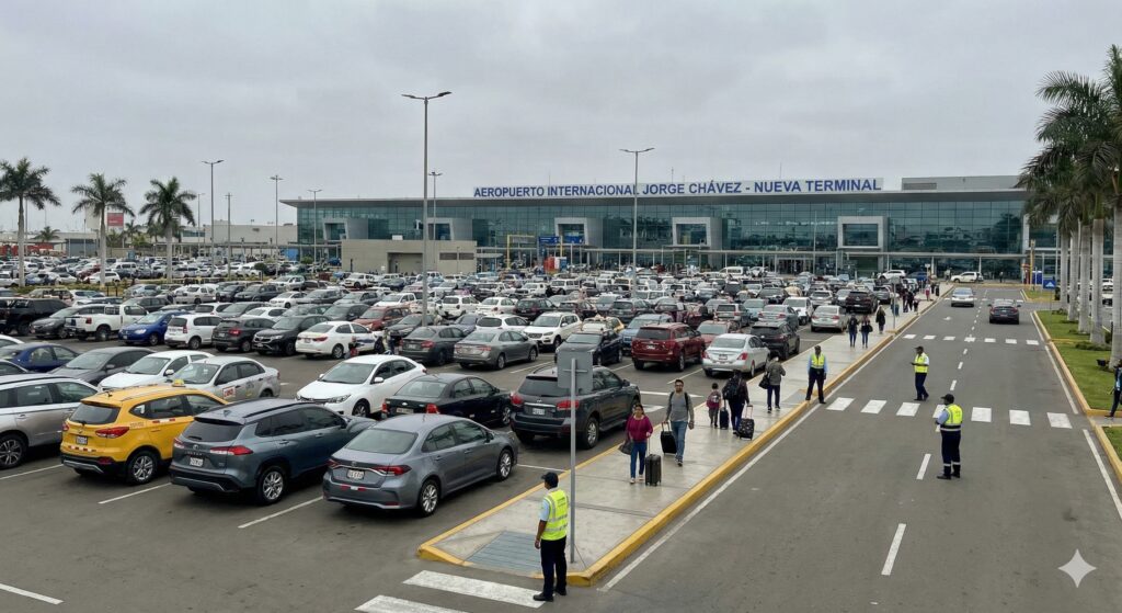 Lima Airport Parking Lot